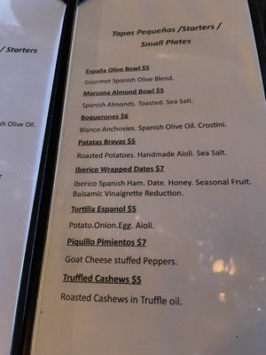 Menu photo 1 Madrid Tapas Restaurant & Wine Bar Green Bay, WI