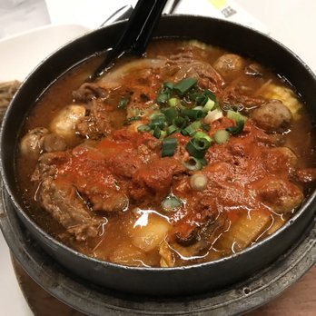 Joy Yee Noodle - "Korean Spicy Tofu and Beef Soup" - thought I'd be getting soondubu. Definitely didn't. - Chinese Near Me - Chicago, Illinois
