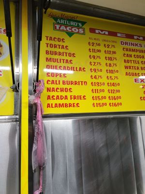 Menu photo 5 Arturo's Taco Truck Pasadena, CA