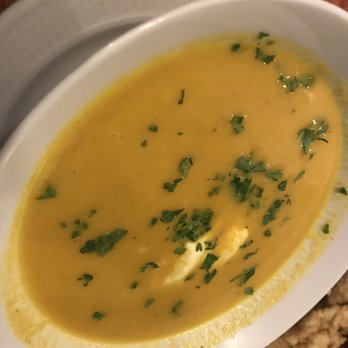ALBA Restaurant - Ginger carrot soup - Italian Near Me - Jasper, Alberta