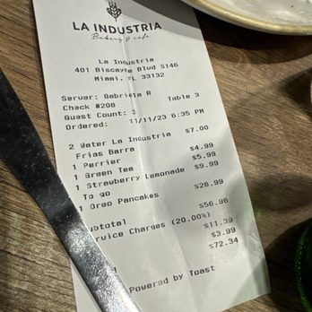La Industria Bakery - Pancakes Near Me - Miami, Florida