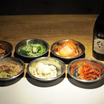 Sa Rang Bang - Banchan and rice wine. - Korean Near Me - Sacramento, California Sa Rang Bang - Banchan and rice wine. - Korean Near Me - Sacramento, California