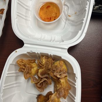 Thai Gourmet Restaurant - Empty sauce container we received for CRAB RANGOON. - Thai Near Me - Ashland, Virginia Thai Gourmet Restaurant - Empty sauce container we received for CRAB RANGOON. - Thai Near Me - Ashland, Virginia