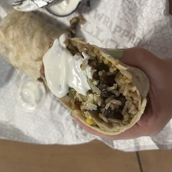 Pancheros Mexican Grill - Wallingford - Burrito w/ side of sour cream - Mexican Near Me - Wallingford, Connecticut Pancheros Mexican Grill - Wallingford - Burrito w/ side of sour cream - Mexican Near Me - Wallingford, Connecticut