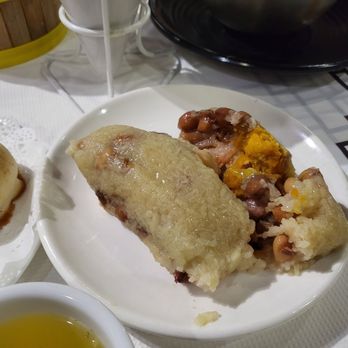 Bistro 1968 - Doong (rectangular triangle shaped Chinese tamale) - Dim Sum Near Me - San Gabriel, California