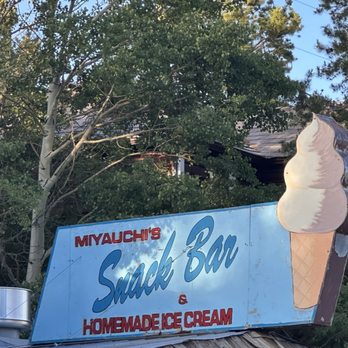 Miyauchis Snack Bar - Signage - Ice Cream & Frozen Yogurt Near Me - Grand Lake, Colorado Miyauchis Snack Bar - Signage - Ice Cream & Frozen Yogurt Near Me - Grand Lake, Colorado