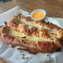 Pepperoni pretzel