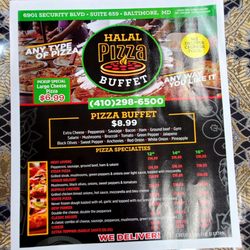 Halal Pizza - Pickup Special pizza just $6.99