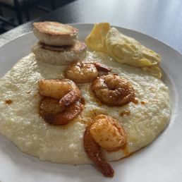 Shrimp and Shrimp & Grits Breakfast bowl