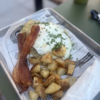 Curious Toast - Green Chile Bicuits & Gravy - Cafes Near Me - Albuquerque, New Mexico
