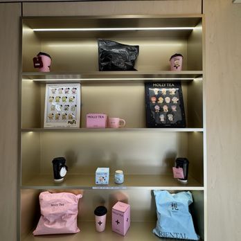 Molly Tea - interior/merch - Bubble Tea Near Me - San Mateo, California