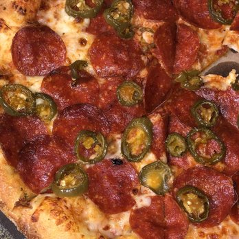 Domino's Pizza - pepperoni and jalapeno pizza - Chicken Wings Near Me - Royse City, Texas