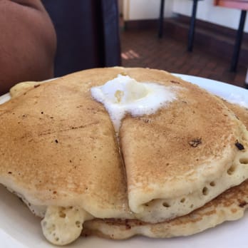 Denny's - Buttermilk Pancakes with a dollop of whipped butter - Diners Near Me - Melbourne, Florida