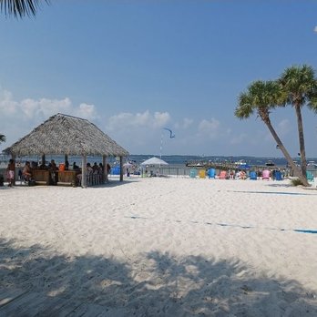 Pensacola Beach - The view at Flounder's Chowder House on Pensacola Beach. - Beaches Near Me - Pensacola Beach, Florida Pensacola Beach - The view at Flounder's Chowder House on Pensacola Beach. - Beaches Near Me - Pensacola Beach, Florida