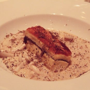 Le Parc - Plat principal : quenelle de Saint-Jacques avec mousse de céleri et truffes - French Near Me - Obernai, 67