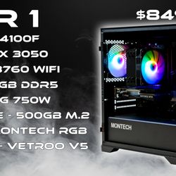 Pc Plug - PC Plug Tier 1 Gaming PC - I3 14100F - RTX 3050