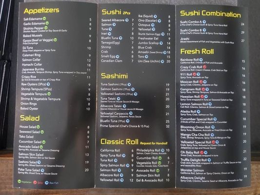 Menu photo 8 Prime Sushi Bakersfield, CA