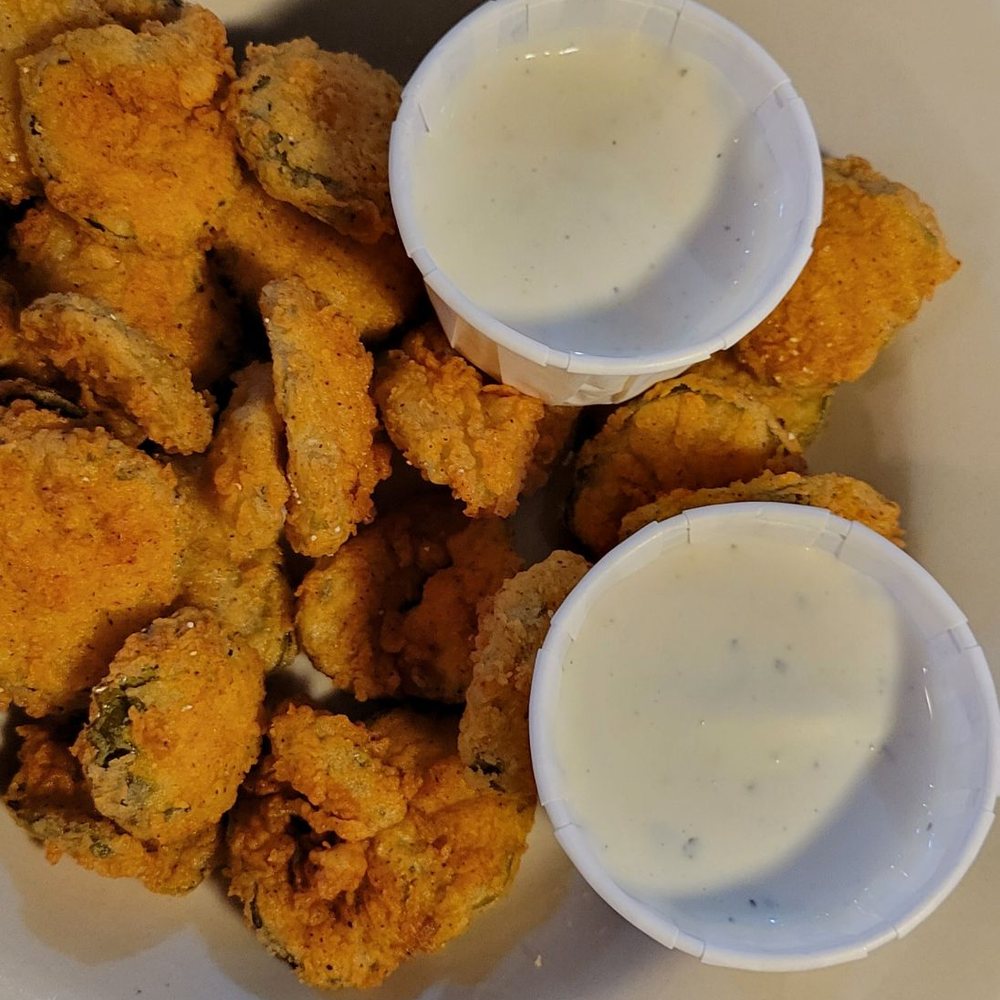 Frilly's Seafood Bayou Kitchen - Fried pickles - Cajun/Creole Near Me - Denton, Texas Frilly's Seafood Bayou Kitchen - Fried pickles - Cajun/Creole Near Me - Denton, Texas