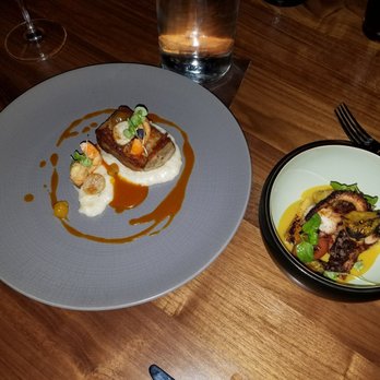 District Winery - Appetizers- pig shoulder confit and grilled octopus - Wineries Near Me - Washington, DC, District of Columbia