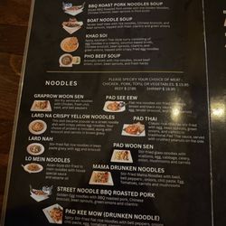 Golden Thai Cuisine - Menu