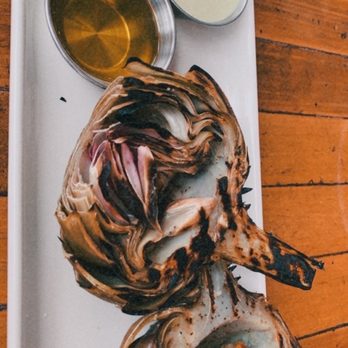 Benchmark Eatery - Grilled Artichoke (GF) (V) - New American Near Me - Santa Barbara, California