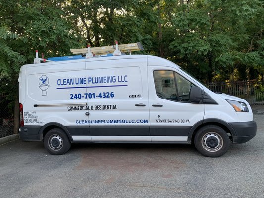 Clean Line Plumbing Logo