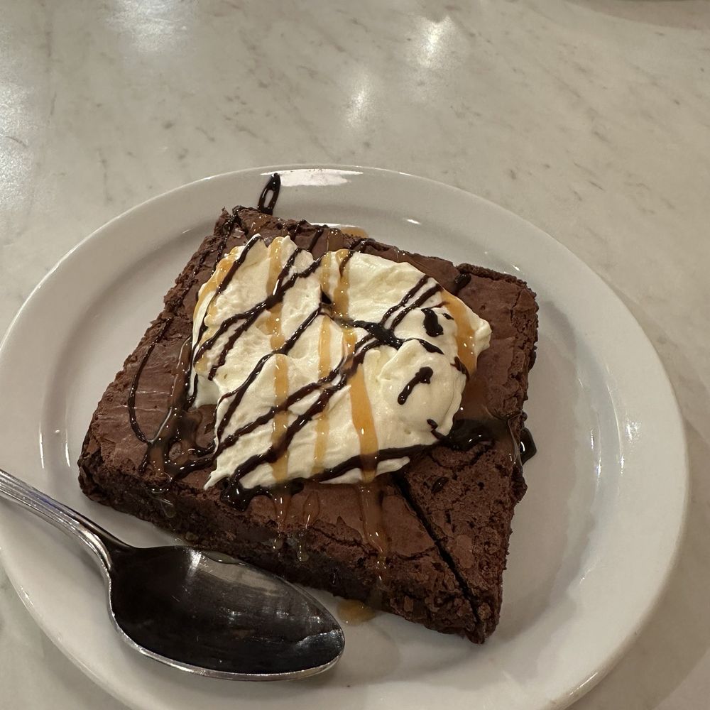 Fable Diner - Flourless chocolate cake - great portion; did not need the mousse - Diners Near Me - Vancouver, British Columbia Fable Diner - Flourless chocolate cake - great portion; did not need the mousse - Diners Near Me - Vancouver, British Columbia