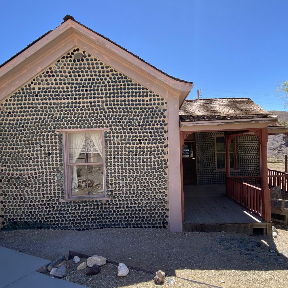 Rhyolite Ghost Town - Tom Kelly Bottle House - Landmarks & Historical Buildings Near Me - Beatty, Nevada Rhyolite Ghost Town - Tom Kelly Bottle House - Landmarks & Historical Buildings Near Me - Beatty, Nevada