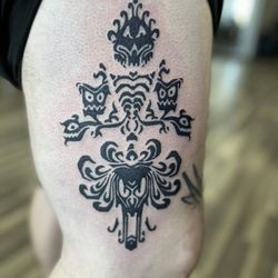 ARTillery Ink - Haunted mansion wallpaper done by the great delacruz!