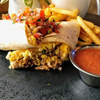 Bar Moxy - Pulled Pork Breakfast Burrito - Cocktail Bars Near Me - San Diego, California