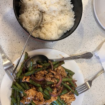 Papa Lu's Kitchen - White Rice and Sauteed String Beans and Chicken w/ black bean sauce - Chinese Near Me - Baldwin Park, California Papa Lu's Kitchen - White Rice and Sauteed String Beans and Chicken w/ black bean sauce - Chinese Near Me - Baldwin Park, California