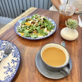 Curate Cafe - Cappuccino & salad - Cafes Near Me - Scottsdale, Arizona