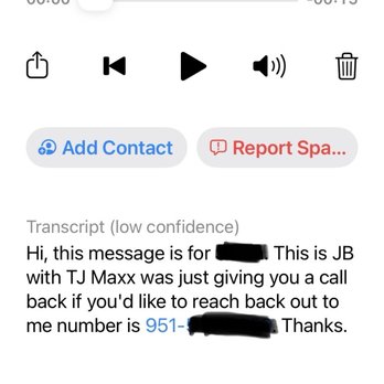 TJ Maxx - Phone call from TJMaxx - Department Stores Near Me - Granada Hills, California TJ Maxx - Phone call from TJMaxx - Department Stores Near Me - Granada Hills, California