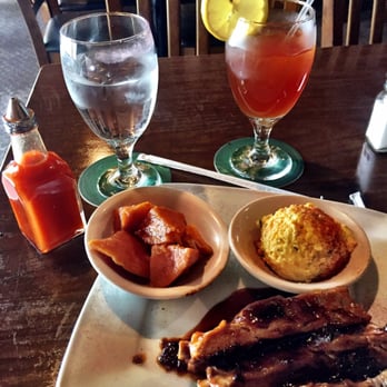 Freshwaters - Lunch portion of St Louis Ribs & a fried crab cake. Picture w/ Mrs. Freshwater & I. - Southern Near Me - Charlotte, North Carolina Freshwaters - Lunch portion of St Louis Ribs & a fried crab cake. Picture w/ Mrs. Freshwater & I. - Southern Near Me - Charlotte, North Carolina