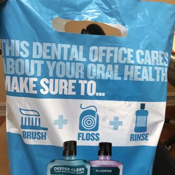 Diane P Stephens, DMD - Dental Hygiene goody bag.  Included: Dental Floss, Toothpaste and a Toothbrush - General Dentistry Near Me - Stone Mountain, Georgia