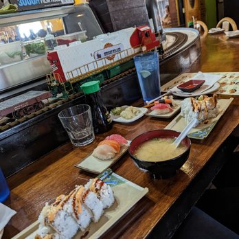 Sushi Train - Seating at the bar - Sushi Bars Near Me - Denver, Colorado