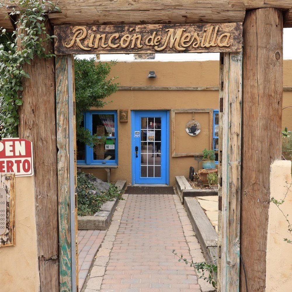 Rincon de Mesilla - Exterior with hours - Coffee & Tea Near Me - Mesilla, New Mexico Rincon de Mesilla - Exterior with hours - Coffee & Tea Near Me - Mesilla, New Mexico
