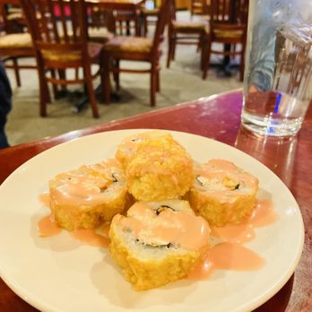 Sake Cafe - a plate of sushi and a glass of water - Japanese Near Me - Lufkin, Texas Sake Cafe - a plate of sushi and a glass of water - Japanese Near Me - Lufkin, Texas
