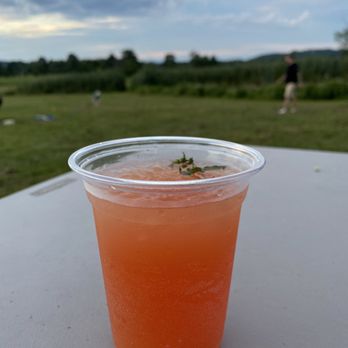 Orange County Distillery - a drink in a plastic cup - Beer, Wine & Spirits Near Me - New Hampton, New York
