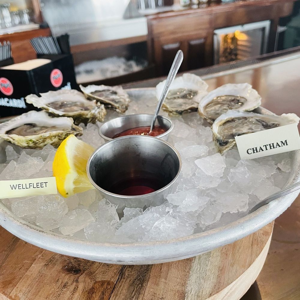 Viera on Main - Half Wellfleets/Half Chathams. All super fresh. - New American Near Me - Chatham, Massachusetts Viera on Main - Half Wellfleets/Half Chathams. All super fresh. - New American Near Me - Chatham, Massachusetts