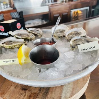 Viera on Main - Half Wellfleets/Half Chathams. All super fresh. - New American Near Me - Chatham, Massachusetts