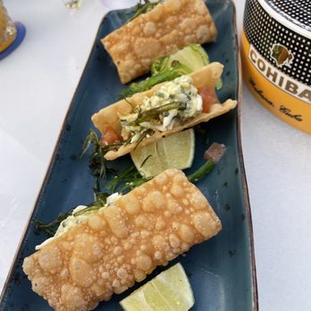 Rosa Sky - Salmon tacos - Lounges Near Me - Miami, Florida Rosa Sky - Salmon tacos - Lounges Near Me - Miami, Florida