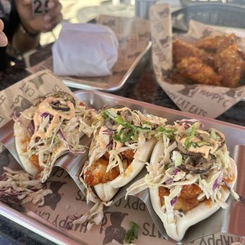 Happy Cat Eats - Chicken bao buns - Burgers Near Me - Santa Barbara, California