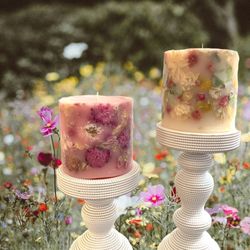 Floral Candles in 6 different scents.