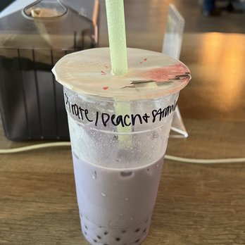 Boba Beans Bistro - Taro milk tea aka pirate - Bubble Tea Near Me - Clayton, North Carolina