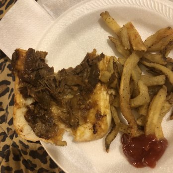 Jackie M's & Son - Half of my order. Philly steak with steak sauce onions & mushrooms - Cheesesteaks Near Me - Augusta, Georgia Jackie M's & Son - Half of my order. Philly steak with steak sauce onions & mushrooms - Cheesesteaks Near Me - Augusta, Georgia