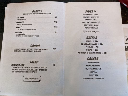 Menu photo 6 Little Lou's Hot Chicken Berkley, MI