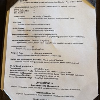 Cascades Grill - Menu 07/09/2026 - New American Near Me - Carlsbad, New Mexico