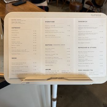 Rny Coffee Studio - menu - Cafes Near Me - Los Angeles, California Rny Coffee Studio - menu - Cafes Near Me - Los Angeles, California