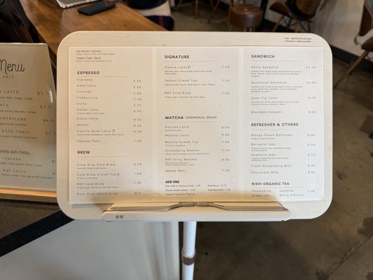 Menu photo 6 Rny Coffee Studio Los Angeles, CA Menu photo 6 Rny Coffee Studio Los Angeles, CA